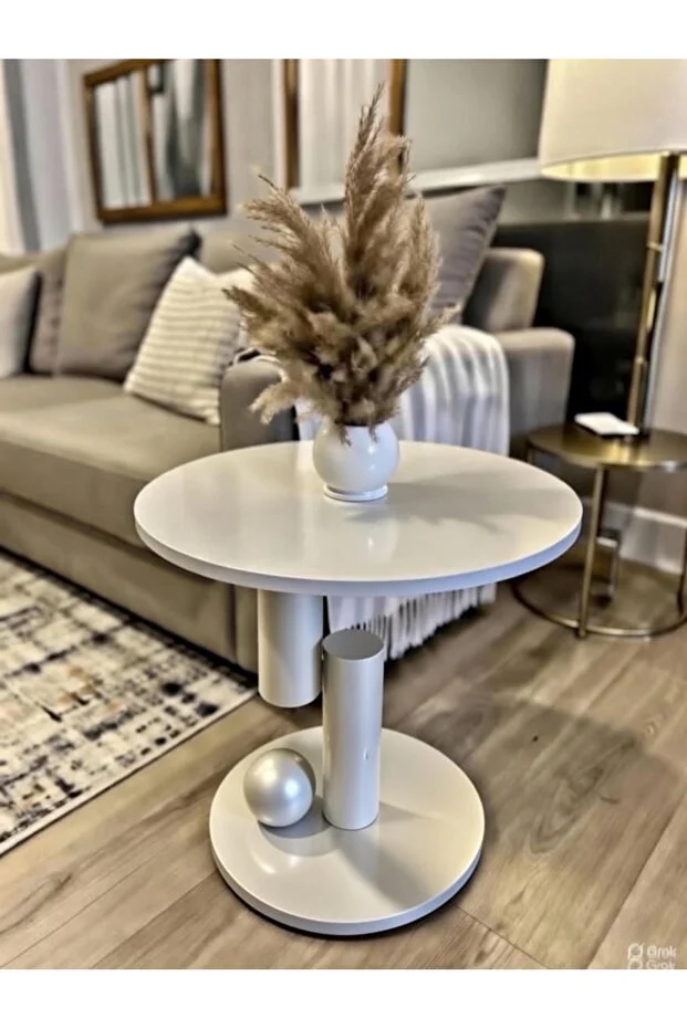 Metal Yan sehpa orta sehpa 6