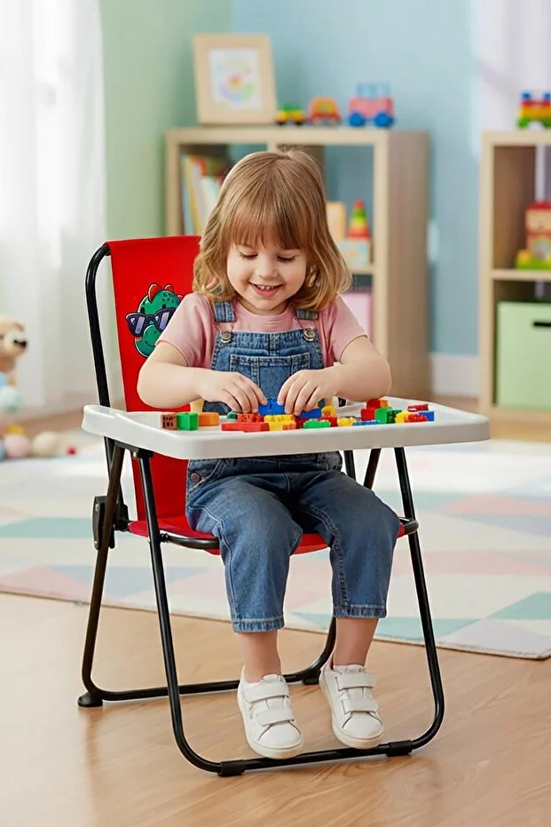 2–6 Yaş, Baby Dinazor Katlanır Oyun Aktivite Masası, Tak-Çıkar Masa ile-KIRMIZI 2–6 Yaş, Baby Dinazor Katlanır Oyun Aktivite Masası, Tak-Çıkar Masa ile-KIRMIZI