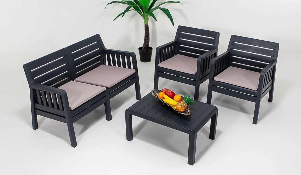 Lara 2+1+1 Bahçe Oturma Grubu (Minderli) Lara 2+1+1 Bahçe Oturma Grubu (Minderli)