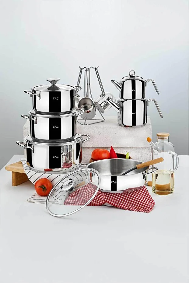 Pro Steel 15 Parça Çelik Çeyiz Seti Pro Steel 15 Parça Çelik Çeyiz Seti