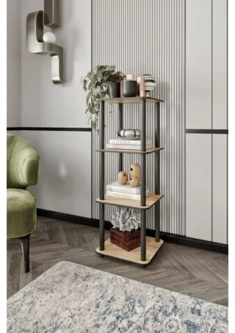 4 Katlı Dekoratif Kare Kitaplık 4 Katlı Dekoratif Kare Kitaplık