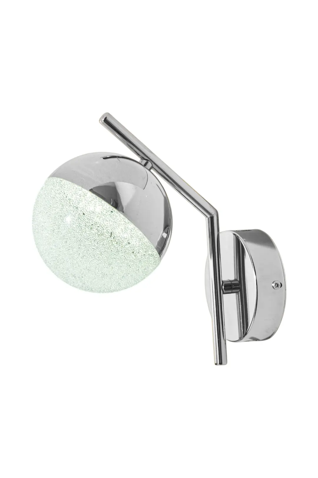 Valencia Krom 3 Renk Ledli Lüks Modern Tasarım Tekli Ledli Aplik