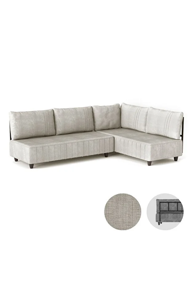 Loriket Köşe Takımı AÇIK GRİ