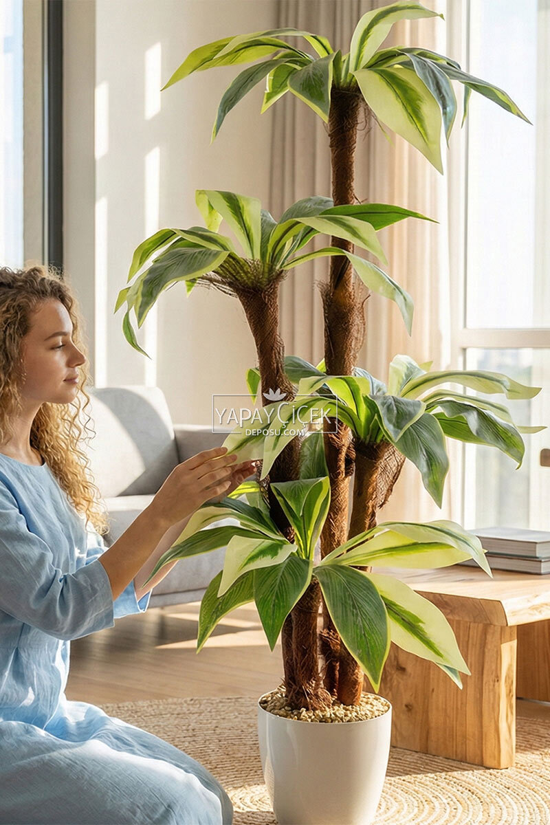 Bodur Yapay Ağaç Cordyline 120 cm Model 4