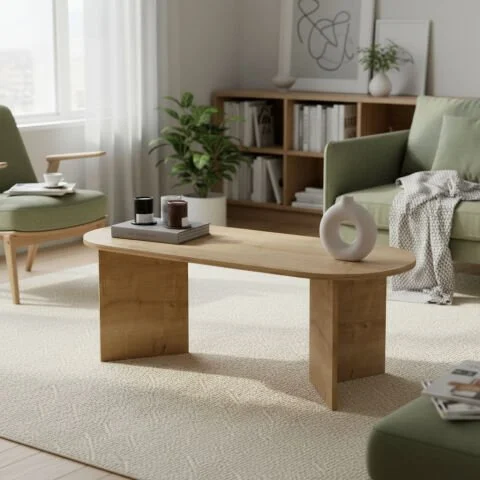 Nardo Orta Sehpa Meşe