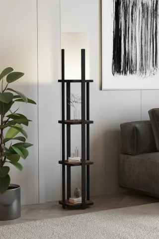 Buye Dekoratif Raflı Lambader