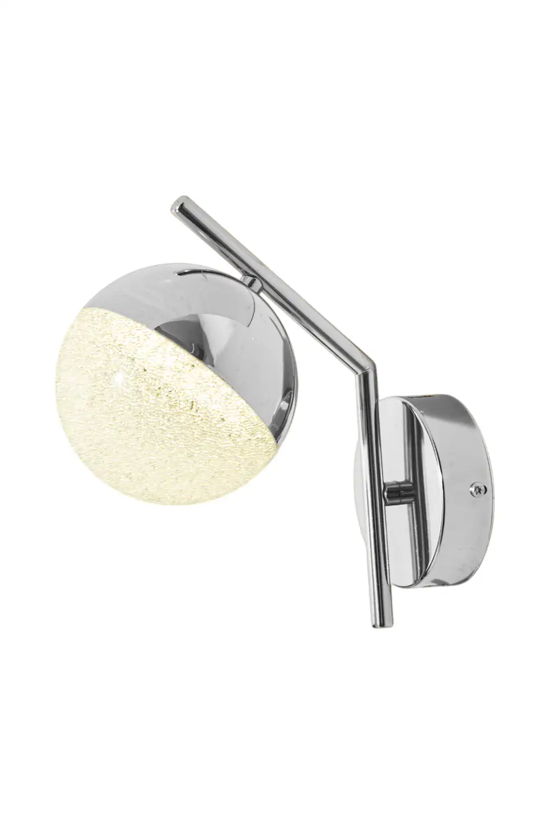 Valencia Krom 3 Renk Ledli Lüks Modern Tasarım Tekli Ledli Aplik