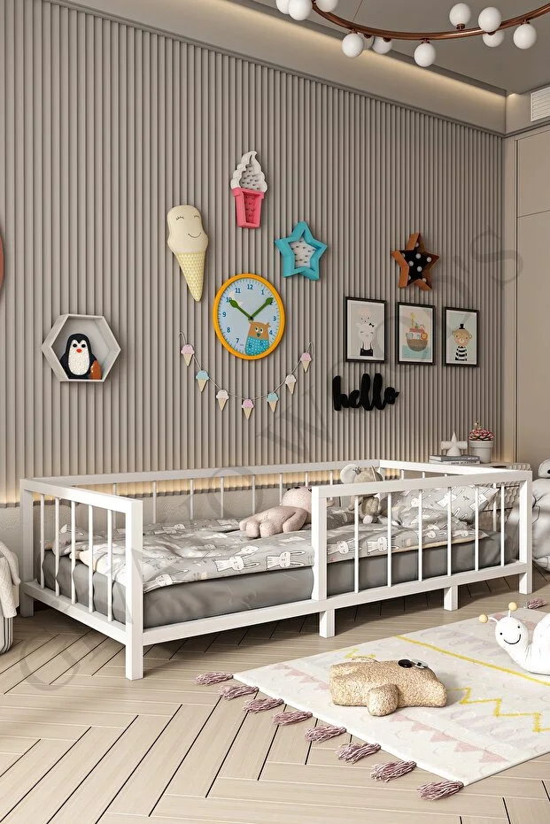 Thorin Bebek Çocuk Montessori MDF Yatak 60x120 Cm İç Yatak Ölçüsü Thorin Bebek Çocuk Montessori MDF Yatak 60x120 Cm İç Yatak Ölçüsü