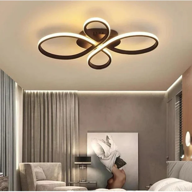 Nehir Siyah Plafonyer Modern Beyaz Işık Ledli Avize Nehir Siyah Plafonyer Modern Beyaz Işık Ledli Avize