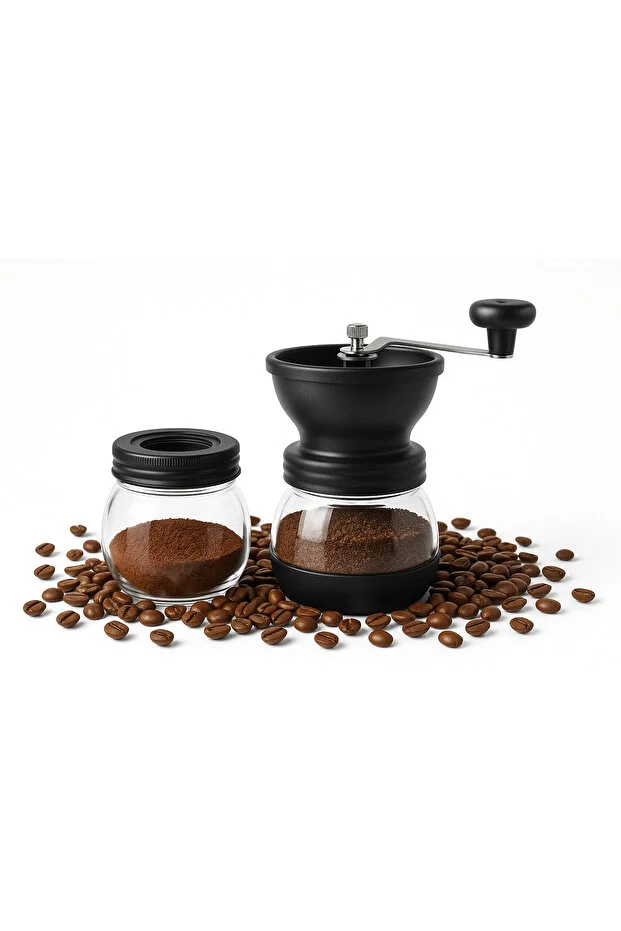Coffe Grinder Seramik Cam Kahve Öğütücü