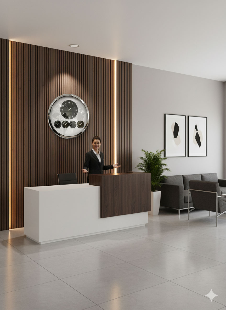 52 cm Krom Dünya Saatleri Duvar Saatleri 52 cm Krom Dünya Saatleri Duvar Saatleri