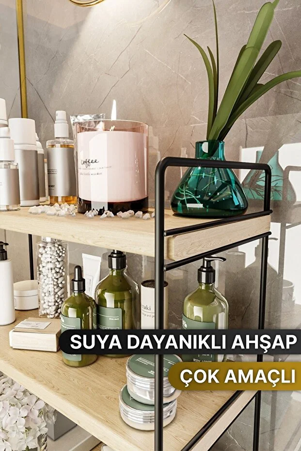 Mutfak Rafı Masaüstü Düzenleyici Organizer Banyo Rafı Çok Amaçlı Düzenleyici Tezgah Üstü Raf