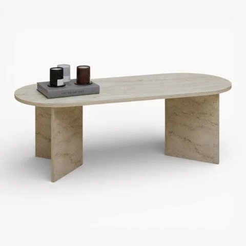 Nardo Orta Sehpa Traverten Nardo Orta Sehpa Traverten