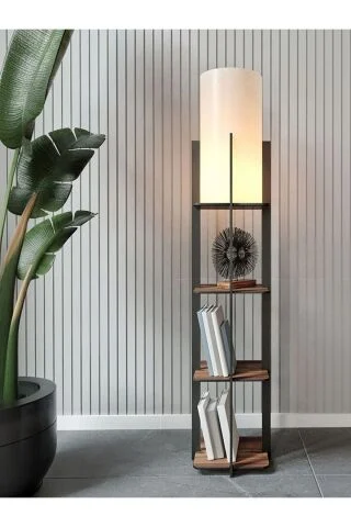 Quattro Dekoratif Raflı Lambader Quattro Dekoratif Raflı Lambader