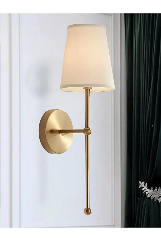 Modern Tasarım 1 Adet Duvar Ledli Pilli Aplik Tak Çalıştır Eskitme Gold Krem Abajur Gün Işığı Pilli Modern Tasarım 1 Adet Duvar Ledli Pilli Aplik Tak Çalıştır Eskitme Gold Krem Abajur Gün Işığı Pilli