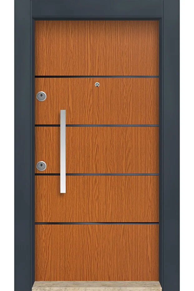 DORTURK ÇELİK KAPI SİSTEMLERİ Dış Iklim Kapısı, Yağmura Güneşe Dayanıklı Çelik Kapı Sağ 1