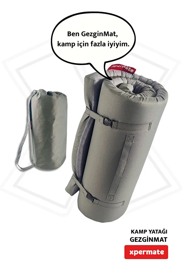 Gezginmat Kamp Yatağı Kamp Matı Fermuarlı Taşıma Çantalı Kamp Minderi Çadır Matı 70x180x6cm Gezginmat Kamp Yatağı Kamp Matı Fermuarlı Taşıma Çantalı Kamp Minderi Çadır Matı 70x180x6cm