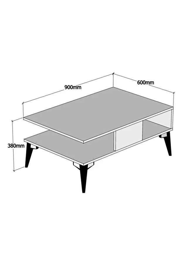 Beyaz-ceviz Orta Sehpa Modern