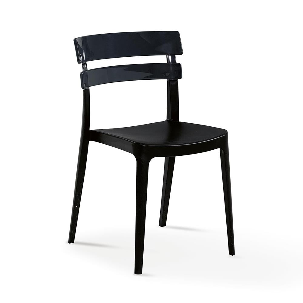 NS9 Masa Takımı 80x80 Masa + 4 Siyah Ayaklı Koltuk