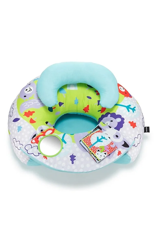 Sırt Destekli Yer Minderi Mavi