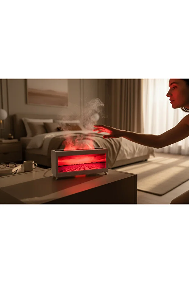 Alev Efektli Dekoratif Manzaralı Hava Nemlendirici (Isıtmasız) Alev Efektli Dekoratif Manzaralı Hava Nemlendirici (Isıtmasız)