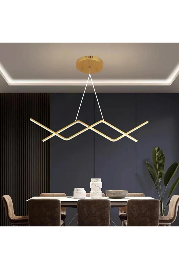 Raha Eskitme Modern Sarkıt Kumandalı 3 Renk Ultra Süper Ledli Avize