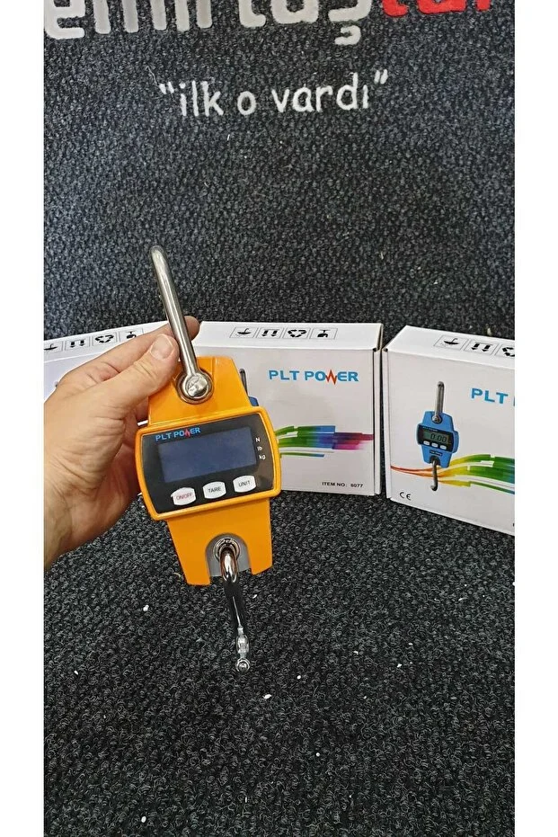 300 Kg Kapasiteli Metal Gövde Askılı Kantar - Vinç Kantarı - Kasap Terazi El Terazisi