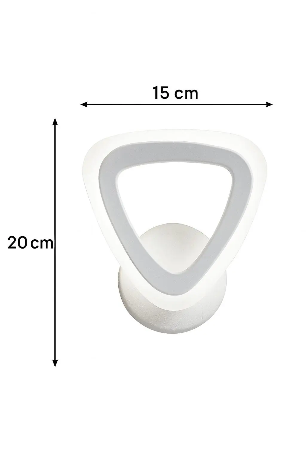 Beyaz Mimari 3 Renk Ledli Modern Aplik-Takım 2 Adet Beyaz Mimari 3 Renk Ledli Modern Aplik-Takım 2 Adet