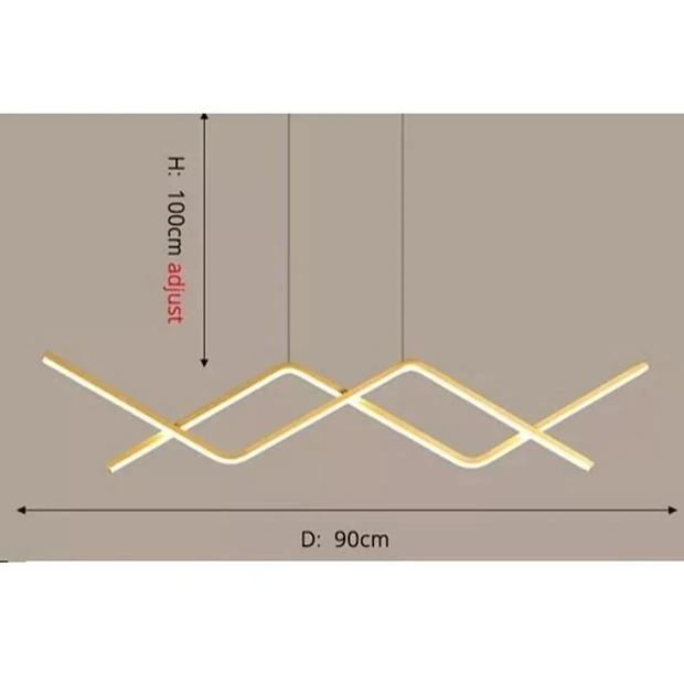 Raha Eskitme Modern Sarkıt Kumandalı 3 Renk Ultra Süper Ledli Avize