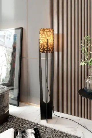 Minimalist Siyah Lambader