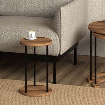 Axis 3’lü Zigon Sehpa –ceviz Axis 3’lü Zigon Sehpa –ceviz