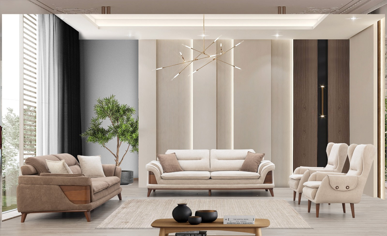 Wood Koltuk Takımı Wood Koltuk Takımı