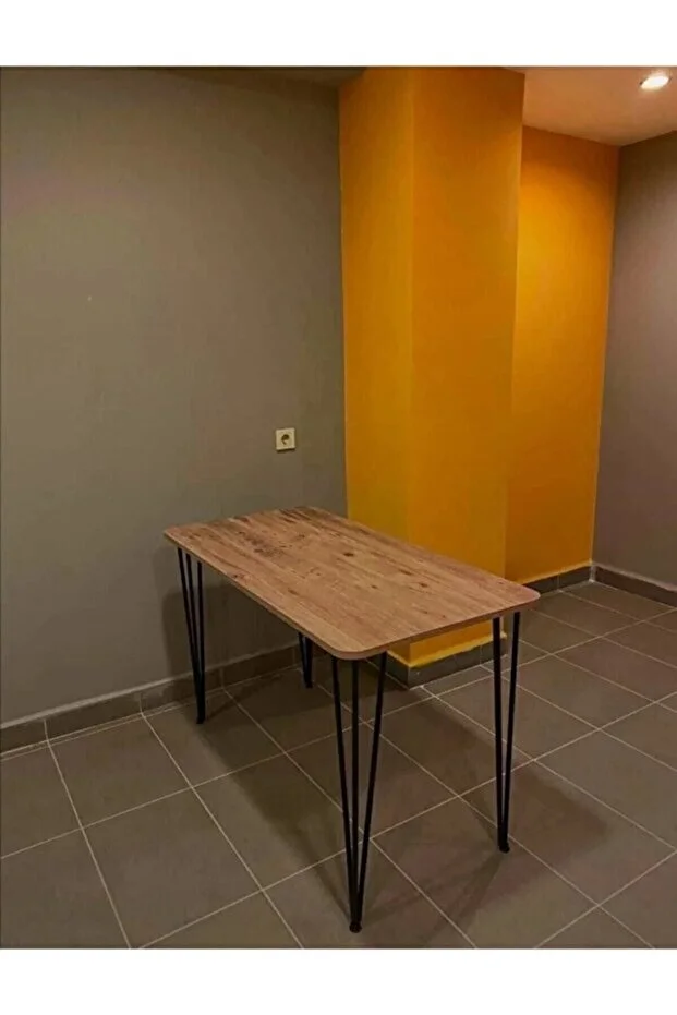 Squall 60×120 Metal Ayaklı Masa Mutfak Masası Çalışma Masası Bilgisayar Masası