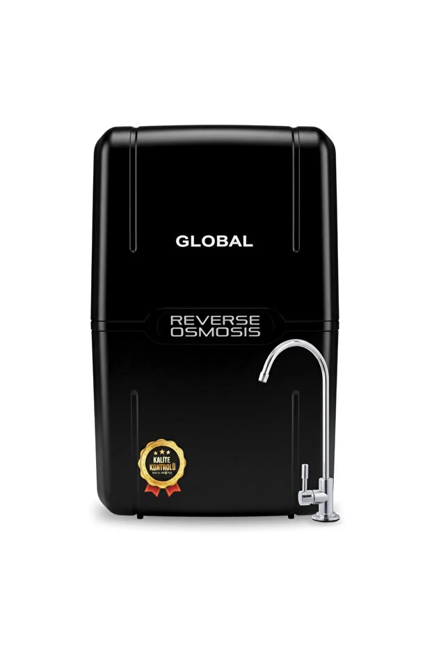 Su Arıtma Cihazı Kapalı Kasa | RO Ters Ozmos Sistem | Dahili 8L Tank | Siyah Su Arıtma Cihazı Kapalı Kasa | RO Ters Ozmos Sistem | Dahili 8L Tank | Siyah