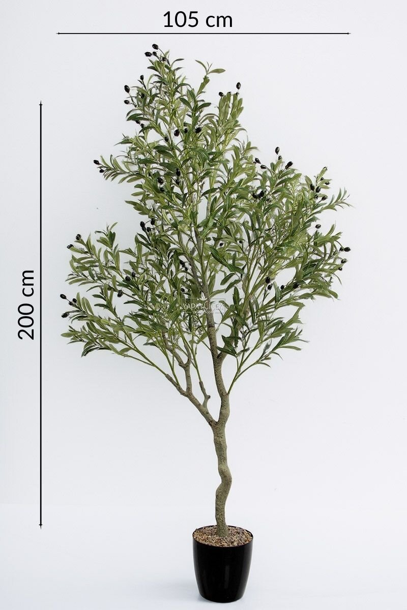 Yapay Ağaç İri Zeytin Ağacı 200 cm