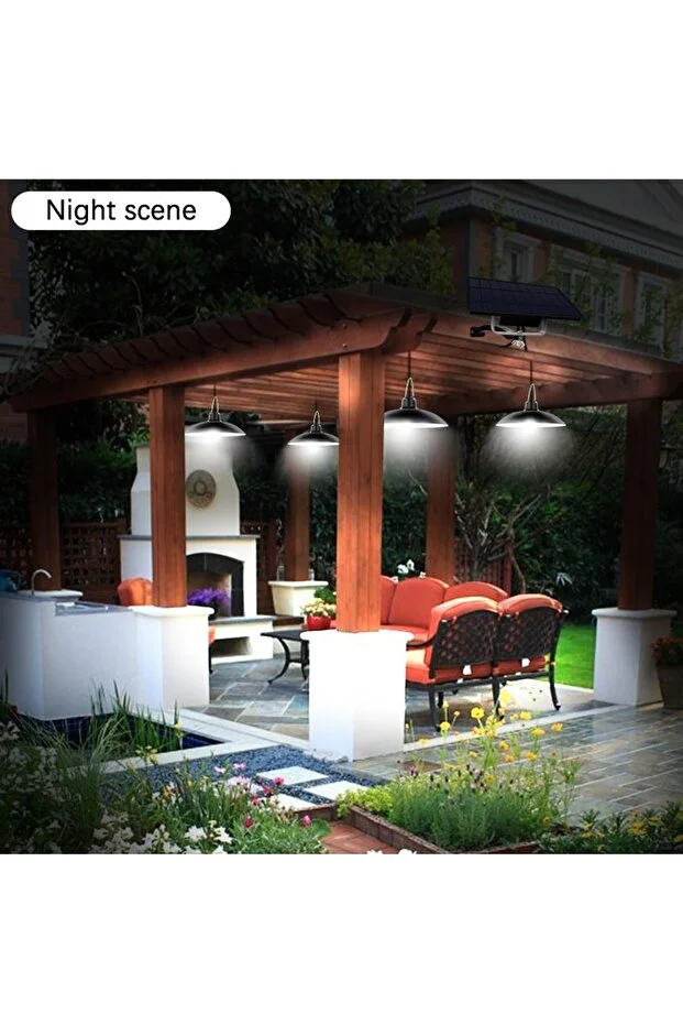 Güneş Enerjili Ev Çardak Oda Aydınlatması 2li Uzaktan Kumandalı 5500 Mah Güneş Enerjili Ev Çardak Oda Aydınlatması 2li Uzaktan Kumandalı 5500 Mah