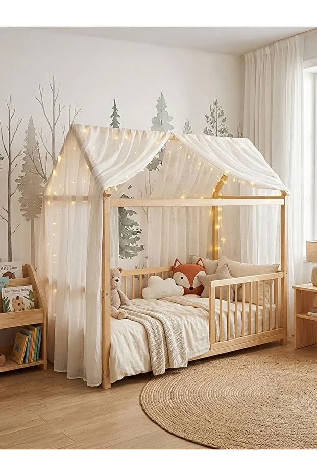 Ahşap Montessori Yatak 70x140cm