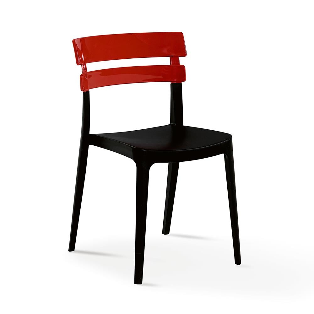 NS9 Masa Takımı 80x80 Masa + 4 Siyah Ayaklı Koltuk