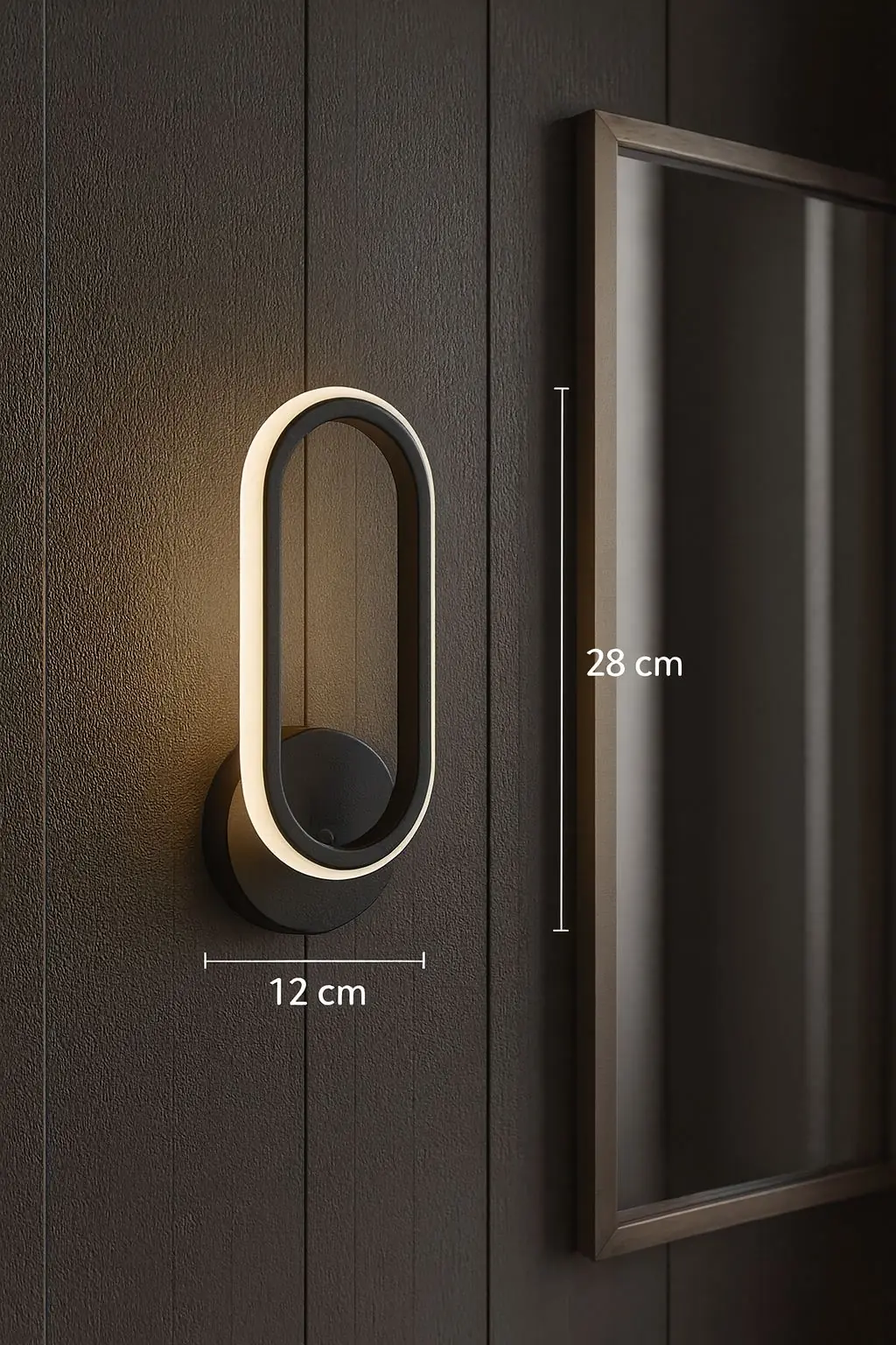 Hermes Siyah Mimari Tasarım Dekoratif Günışığı Ledli Aplik- Takım 2 Adet Hermes Siyah Mimari Tasarım Dekoratif Günışığı Ledli Aplik- Takım 2 Adet