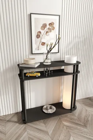 Caprio Dekoratif Raflı Lambader