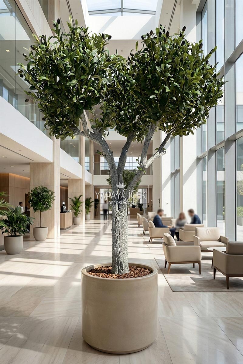 Yapay Ağaç Premium Plaza Zeytin Ağacı 210 cm
