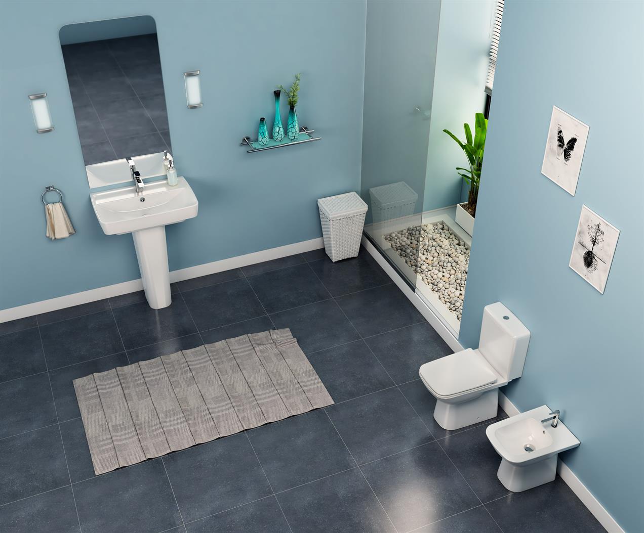 Turkuaz Duru Klozet Alttan,Rezervuar,İç Takım ve Yavaş İnce Kapak Turkuaz Duru Klozet Alttan,Rezervuar,İç Takım ve Yavaş İnce Kapak