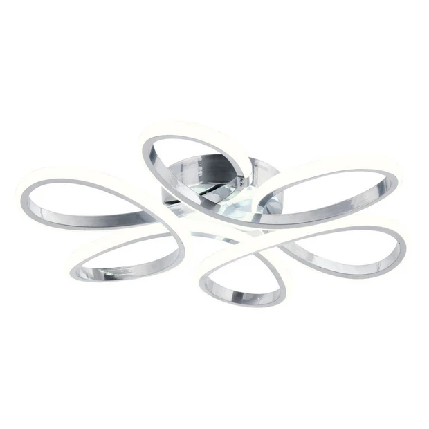 Linup Modern Gri Plafonyer Tavana Sıfır Beyaz Işık Salon Mutfak Yatak Odası Led Avize