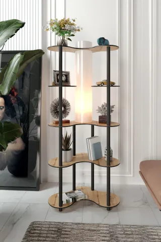 Mariposa Dekoratif Raflı Lambader Mariposa Dekoratif Raflı Lambader