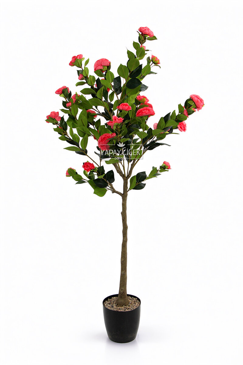 Yapay Premium Gül Ağacı 170 cm Pembe