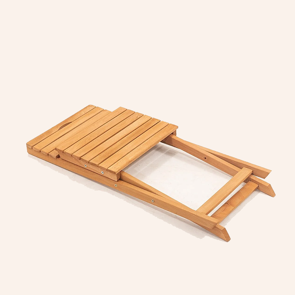 NS2 Ahşap İkili Bistro Balkon Takımı 2 Sandalye + Sehpalı