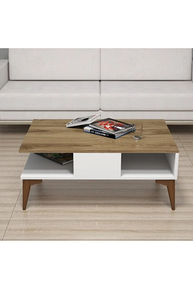 Beyaz-ceviz Orta Sehpa Modern