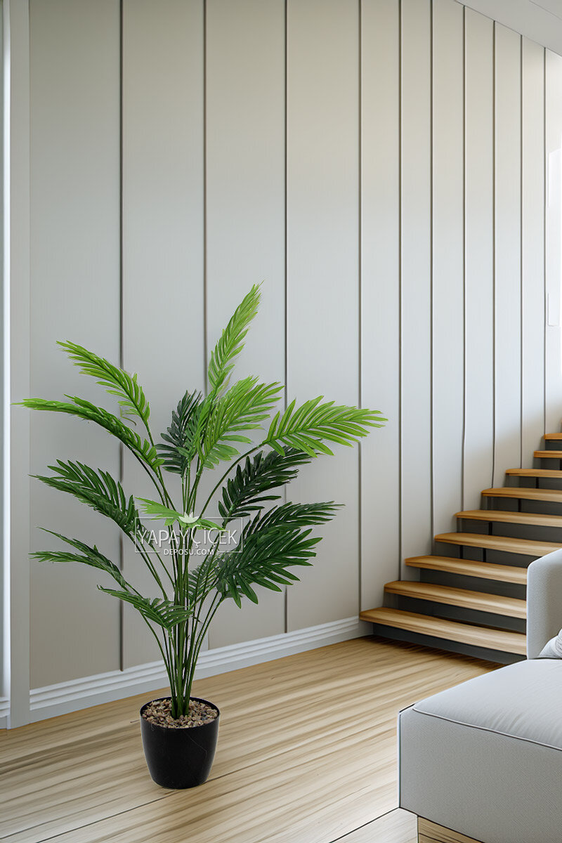 Yapay Ağaç 24 Yapraklı Mini Areka Palmiyesi Ağacı 95 cm Yapay Ağaç 24 Yapraklı Mini Areka Palmiyesi Ağacı 95 cm