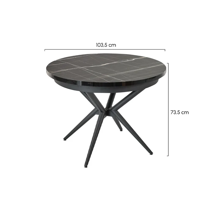 Fleksi Masa Takımı | Antrasit | Rubi Sandalye | Mensey Kumaş | 4 Sandalye Fleksi Masa Takımı | Antrasit | Rubi Sandalye | Mensey Kumaş | 4 Sandalye