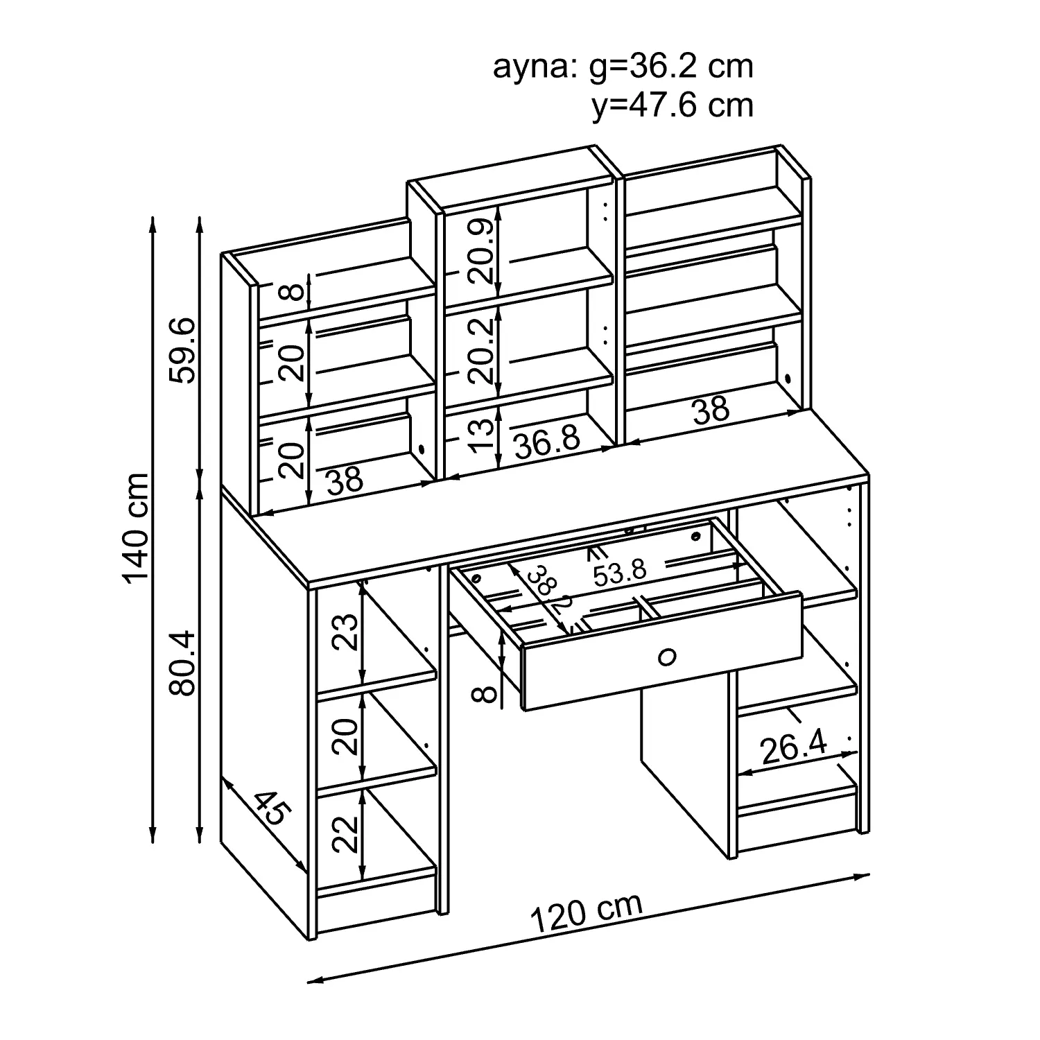 Makyaj Masası - Glamo Makyaj Masası - Glamo